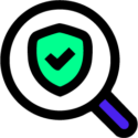 A Magnifying Glass Featuring A Prominent Check Mark, Symbolizing Verification Or Approval In A Clear And Concise Manner.