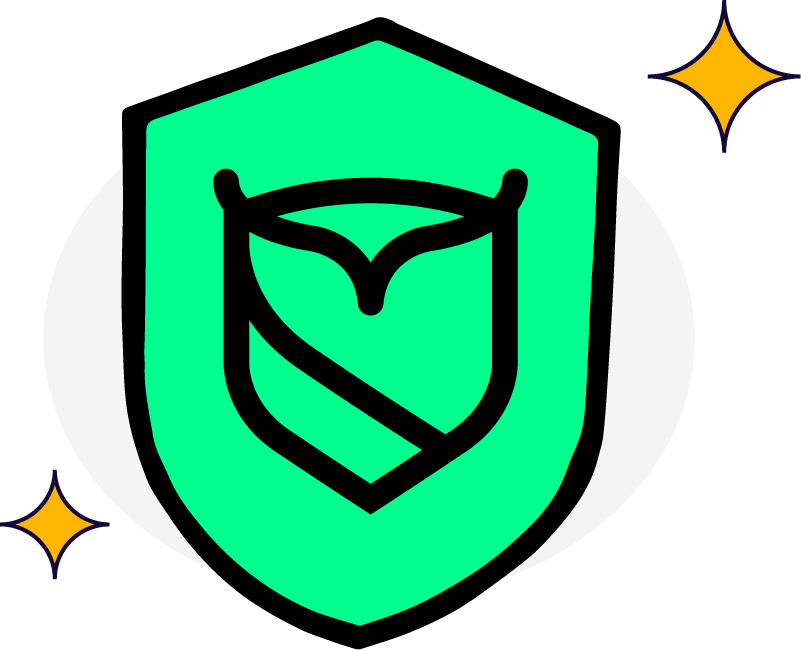 The Sapher logo icon in green